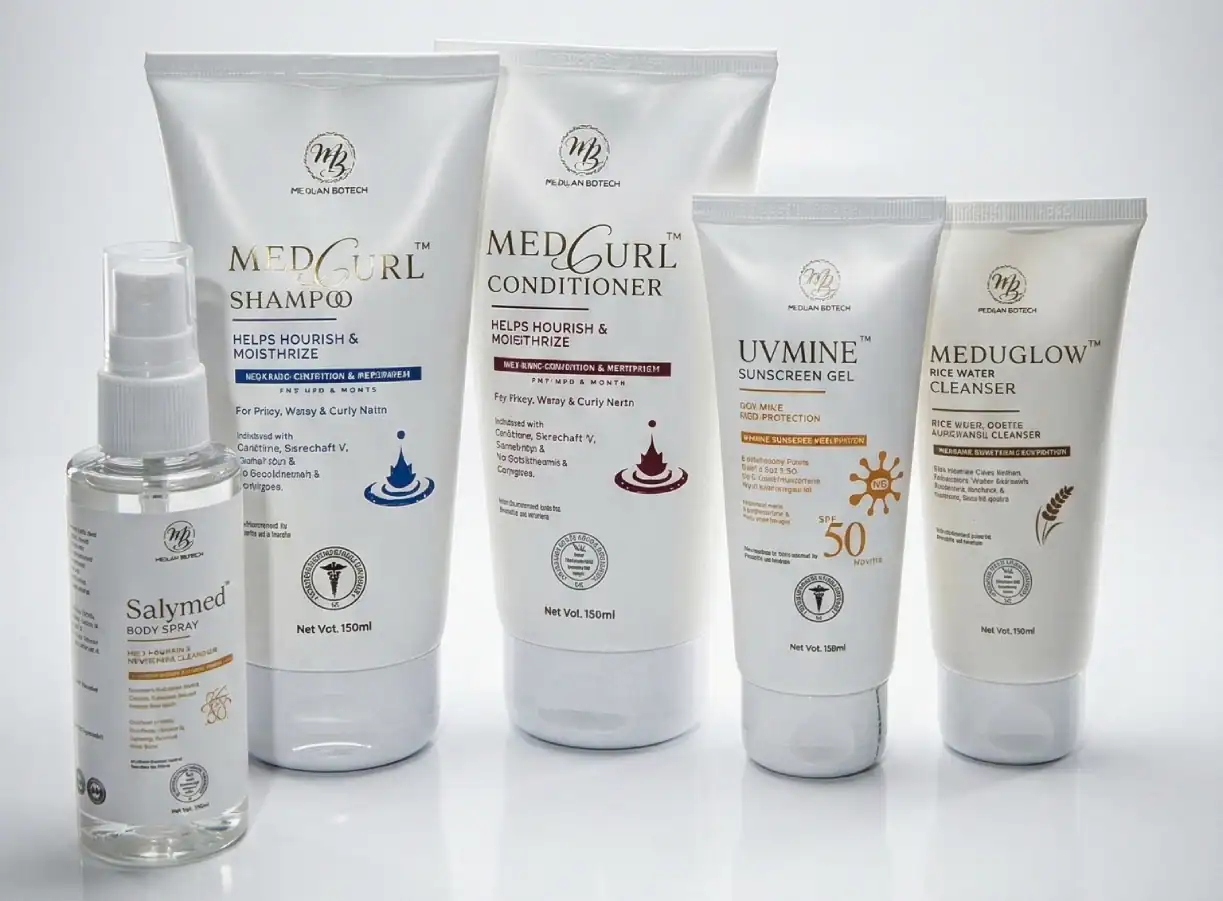 Medlam Biotech laboratory and skincare products